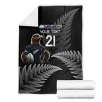 New Zealand Rugby Custom Blanket Glory Be To Black Silver-fern - Aussie Hoodie