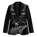 New Zealand Rugby Custom Blazer Glory Be To Black Silver-fern - Aussie Hoodie