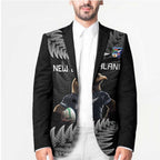 New Zealand Rugby Custom Blazer Glory Be To Black Silver-fern - Aussie Hoodie