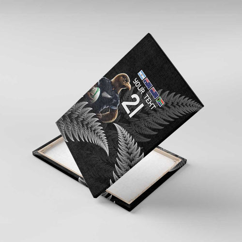 New Zealand Rugby Custom Canvas Wall Art Glory Be To Black Silver-fern - Aussie Hoodie