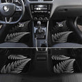 New Zealand Rugby Custom Car Mats Glory Be To Black Silver-fern - Aussie Hoodie