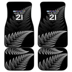 New Zealand Rugby Custom Car Mats Glory Be To Black Silver-fern - Aussie Hoodie