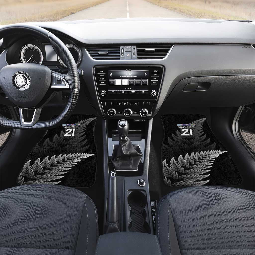 New Zealand Rugby Custom Car Mats Glory Be To Black Silver-fern - Aussie Hoodie