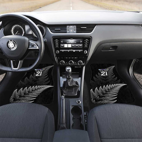New Zealand Rugby Custom Car Mats Glory Be To Black Silver-fern - Aussie Hoodie