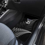 New Zealand Rugby Custom Car Mats Glory Be To Black Silver-fern - Aussie Hoodie