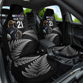 New Zealand Rugby Custom Car Seat Cover Glory Be To Black Silver-fern - Aussie Hoodie