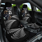 New Zealand Rugby Custom Car Seat Cover Glory Be To Black Silver-fern - Aussie Hoodie