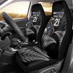 New Zealand Rugby Custom Car Seat Cover Glory Be To Black Silver-fern - Aussie Hoodie