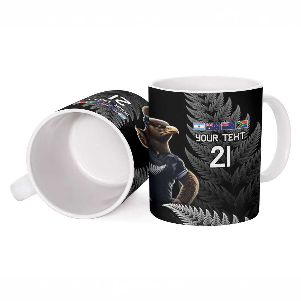 New Zealand Rugby Custom Ceramic Mug Glory Be To Black Silver-fern - Aussie Hoodie
