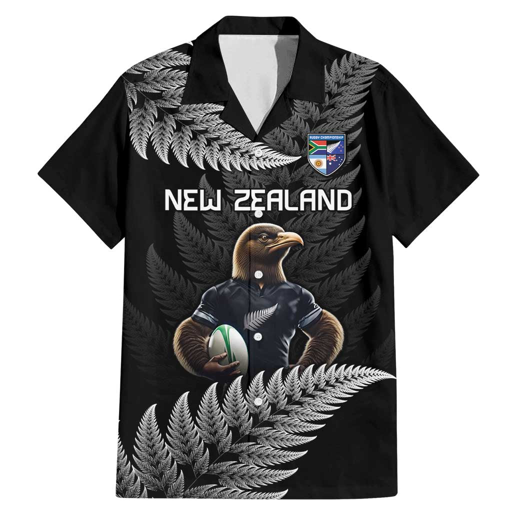 New Zealand Rugby Custom Family Matching Mermaid Dress and Hawaiian Shirt Glory Be To Black Silver-fern - Aussie Hoodie