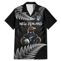 New Zealand Rugby Custom Family Matching Mermaid Dress and Hawaiian Shirt Glory Be To Black Silver-fern - Aussie Hoodie