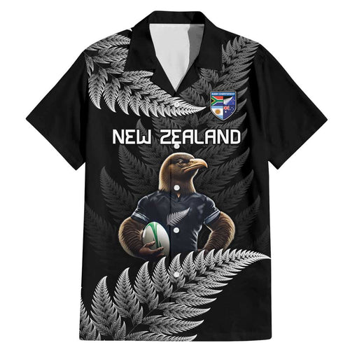New Zealand Rugby Custom Family Matching Mermaid Dress and Hawaiian Shirt Glory Be To Black Silver-fern - Aussie Hoodie