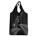 New Zealand Rugby Custom Grocery Bag Glory Be To Black Silver-fern - Aussie Hoodie