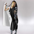 New Zealand Rugby Custom Hooded Blanket Glory Be To Black Silver-fern - Aussie Hoodie