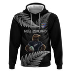 New Zealand Rugby Custom Hoodie Glory Be To Black Silver-fern - Aussie Hoodie
