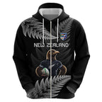 New Zealand Rugby Custom Hoodie Glory Be To Black Silver-fern - Aussie Hoodie