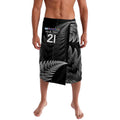 New Zealand Rugby Custom Lavalava Glory Be To Black Silver-fern - Aussie Hoodie