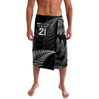 New Zealand Rugby Custom Lavalava Glory Be To Black Silver-fern - Aussie Hoodie