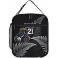 New Zealand Maori Rugby Custom Lunch Bag Glory Be To Black Silver-fern