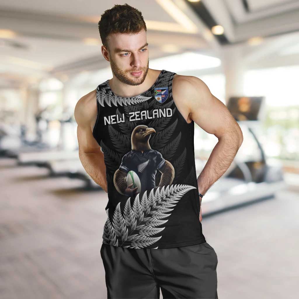 New Zealand Rugby Custom Men Tank Top Glory Be To Black Silver-fern - Aussie Hoodie