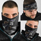 New Zealand Rugby Custom Neck Gaiter Glory Be To Black Silver-fern - Aussie Hoodie