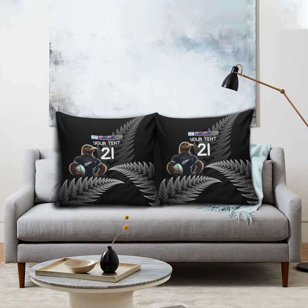 New Zealand Rugby Custom Pillow Cover Glory Be To Black Silver-fern - Aussie Hoodie