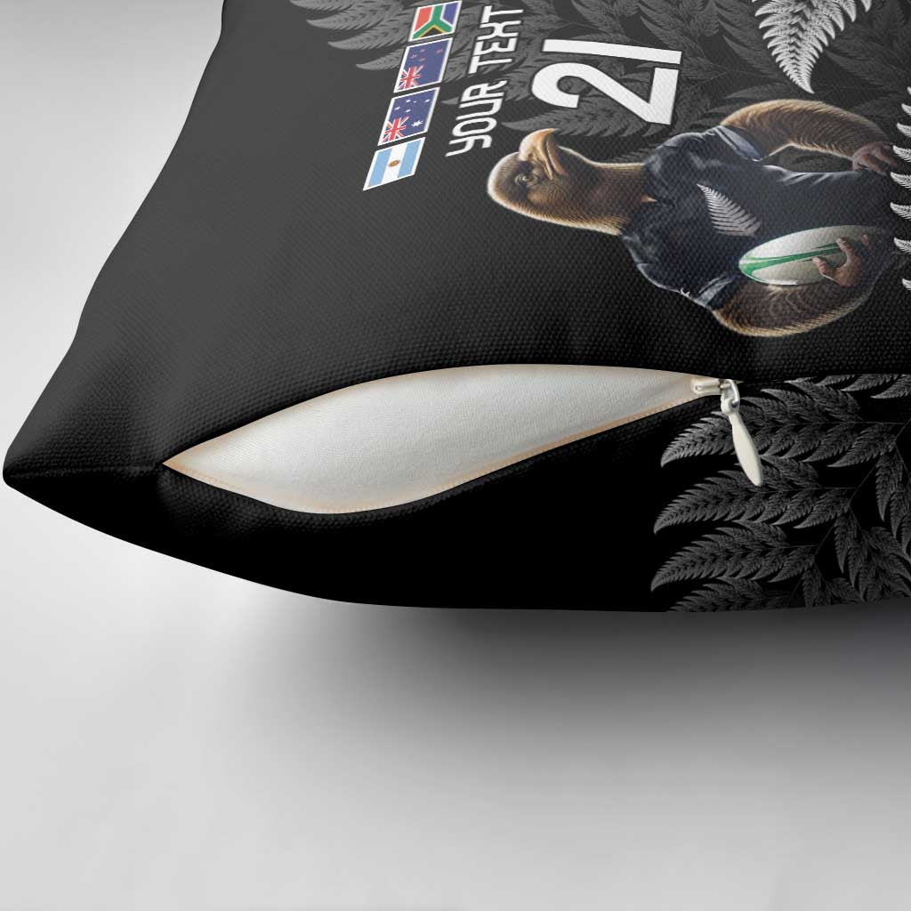 New Zealand Rugby Custom Pillow Cover Glory Be To Black Silver-fern - Aussie Hoodie