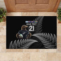 New Zealand Rugby Custom Rubber Doormat Glory Be To Black Silver-fern - Aussie Hoodie