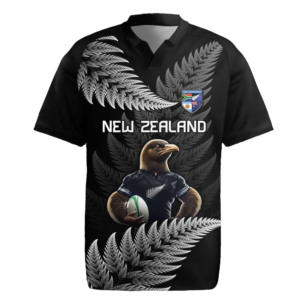 New Zealand Rugby Custom Rugby Jersey Glory Be To Black Silver-fern - Aussie Hoodie