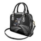 New Zealand Rugby Custom Shoulder Handbag Glory Be To Black Silver-fern - Aussie Hoodie