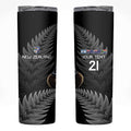New Zealand Rugby Custom Skinny Tumbler Glory Be To Black Silver-fern - Aussie Hoodie
