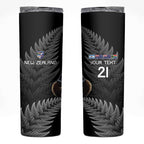 New Zealand Rugby Custom Skinny Tumbler Glory Be To Black Silver-fern - Aussie Hoodie