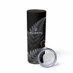 New Zealand Rugby Custom Skinny Tumbler Glory Be To Black Silver-fern - Aussie Hoodie