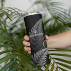New Zealand Rugby Custom Skinny Tumbler Glory Be To Black Silver-fern - Aussie Hoodie