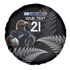 New Zealand Rugby Custom Spare Tire Cover Glory Be To Black Silver-fern - Aussie Hoodie