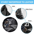 New Zealand Rugby Custom Spare Tire Cover Glory Be To Black Silver-fern - Aussie Hoodie