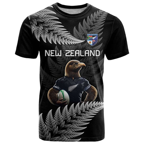 New Zealand Rugby Custom T Shirt Glory Be To Black Silver-fern - Aussie Hoodie