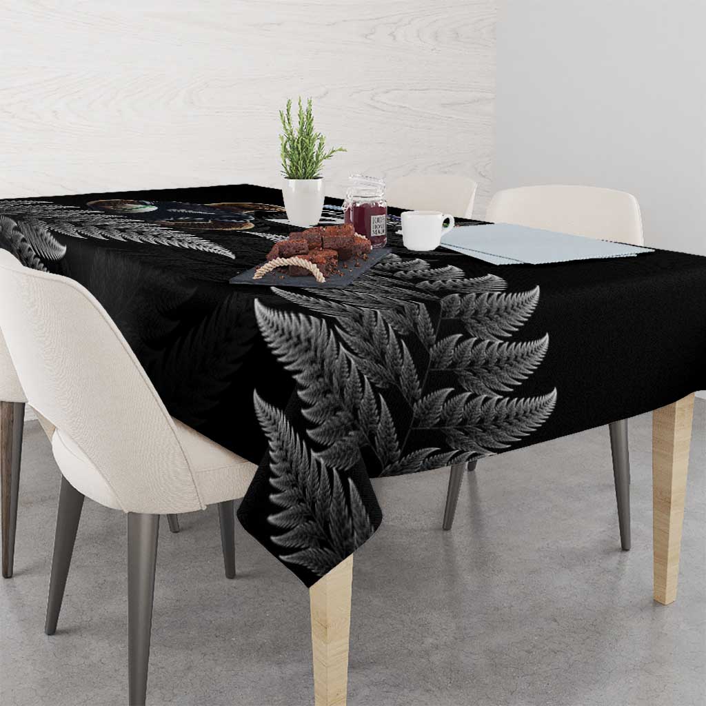New Zealand Rugby Custom Tablecloth Glory Be To Black Silver-fern - Aussie Hoodie