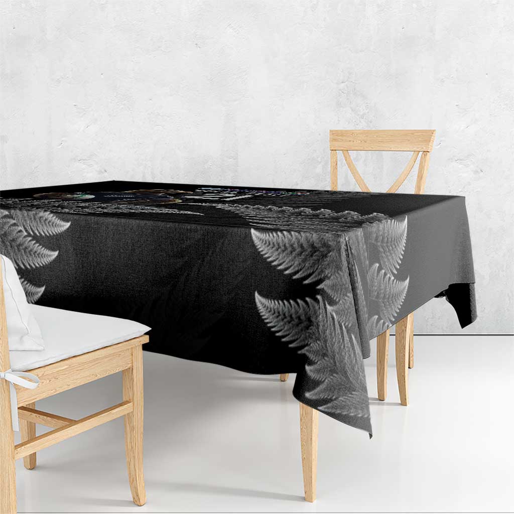 New Zealand Rugby Custom Tablecloth Glory Be To Black Silver-fern - Aussie Hoodie