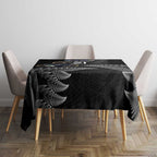 New Zealand Rugby Custom Tablecloth Glory Be To Black Silver-fern - Aussie Hoodie