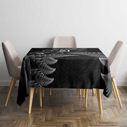 New Zealand Rugby Custom Tablecloth Glory Be To Black Silver-fern - Aussie Hoodie