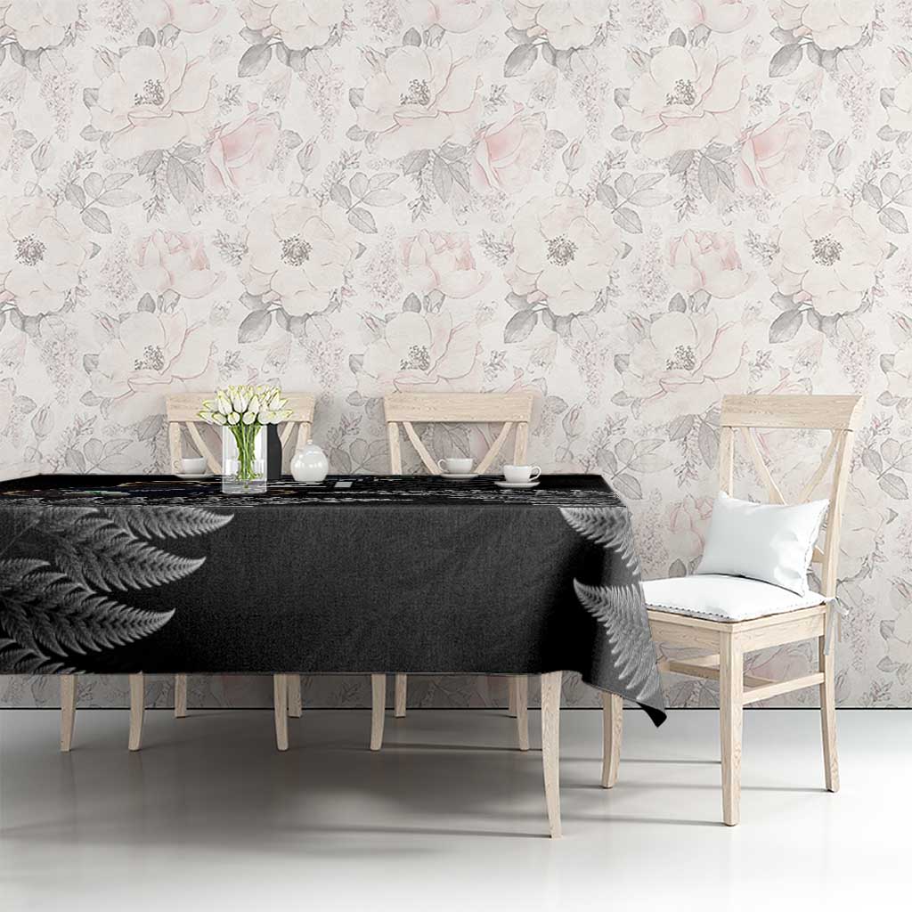 New Zealand Rugby Custom Tablecloth Glory Be To Black Silver-fern - Aussie Hoodie
