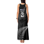 New Zealand Rugby Custom Tank Maxi Dress Glory Be To Black Silver-fern - Aussie Hoodie
