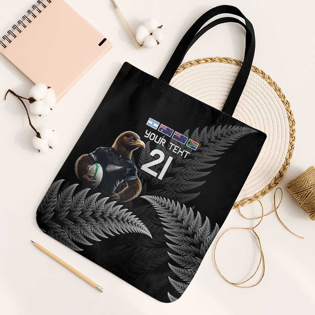 New Zealand Rugby Custom Tote Bag Glory Be To Black Silver-fern - Aussie Hoodie