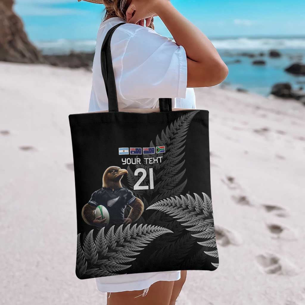 New Zealand Rugby Custom Tote Bag Glory Be To Black Silver-fern - Aussie Hoodie