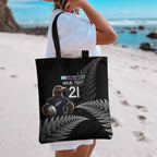 New Zealand Rugby Custom Tote Bag Glory Be To Black Silver-fern - Aussie Hoodie