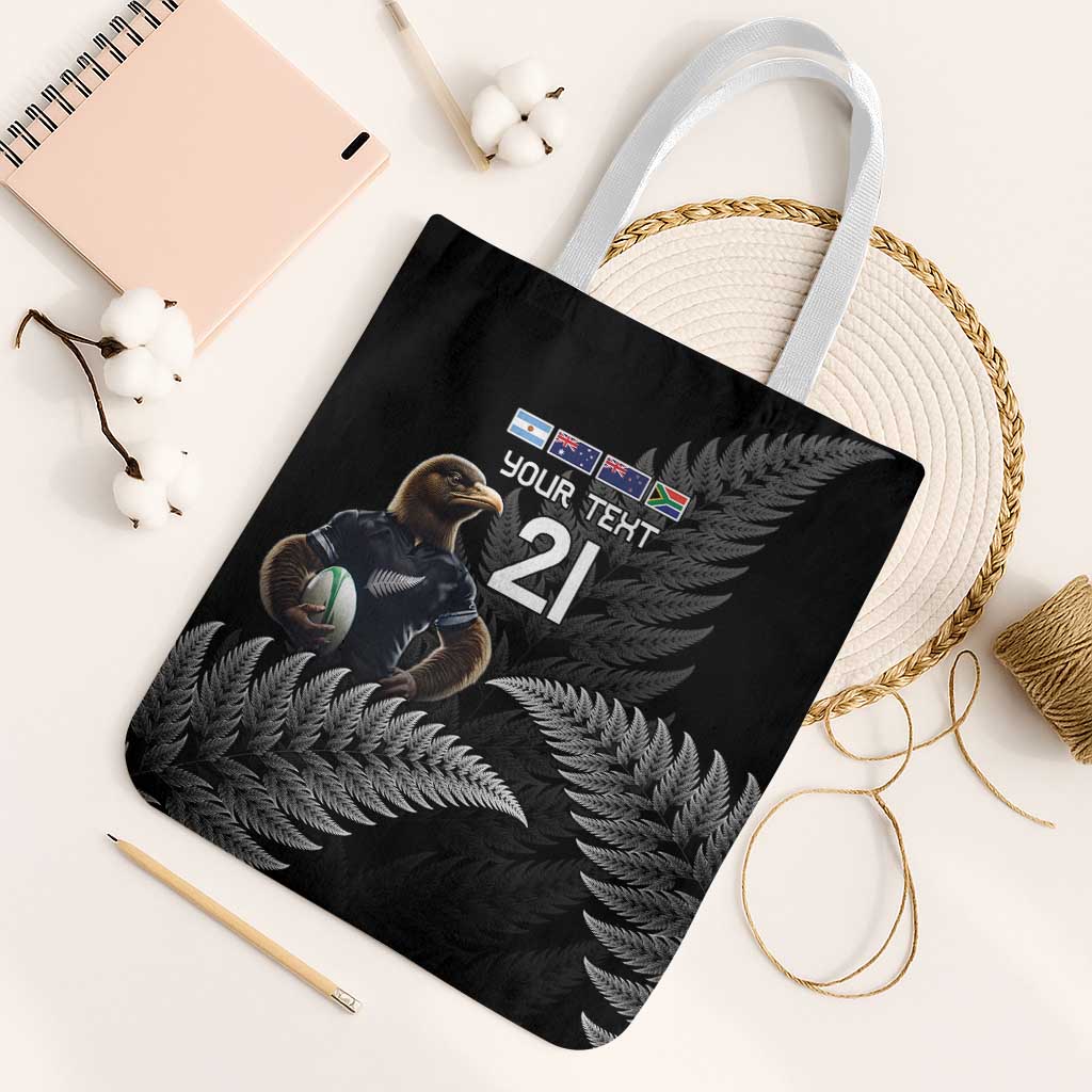 New Zealand Rugby Custom Tote Bag Glory Be To Black Silver-fern - Aussie Hoodie
