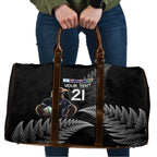 New Zealand Rugby Custom Travel Bag Glory Be To Black Silver-fern - Aussie Hoodie