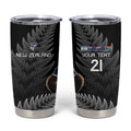 New Zealand Rugby Custom Tumbler Cup Glory Be To Black Silver-fern - Aussie Hoodie