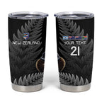 New Zealand Rugby Custom Tumbler Cup Glory Be To Black Silver-fern - Aussie Hoodie